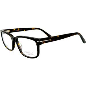 Serafina Drake Mens Plastic Eyeglass Frame Tortoise 55-17